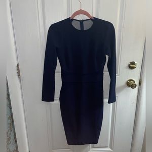 Windsor Navy See-Thru Dress